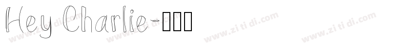Hey Charlie字体转换